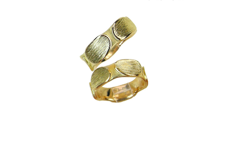 05116+05117-wedding rings, gold 750